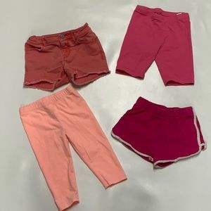 Girls Shorts and Capri bundle, Size S